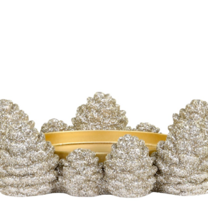 Bougeoir Champagne Pinecone