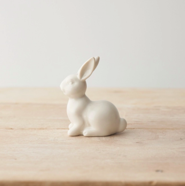 Lapin en porcelaine Stand Bunny