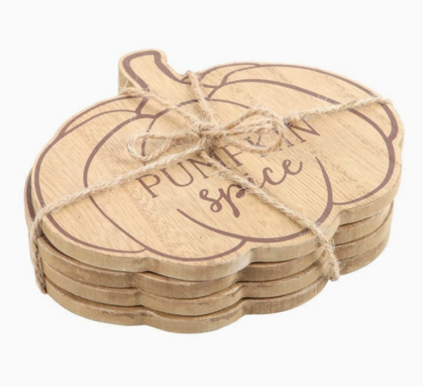 Lot de 4 sous-verres Pumpkin Spice