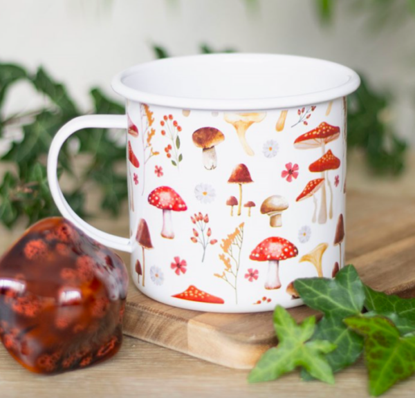 Mug en émail Mushroom